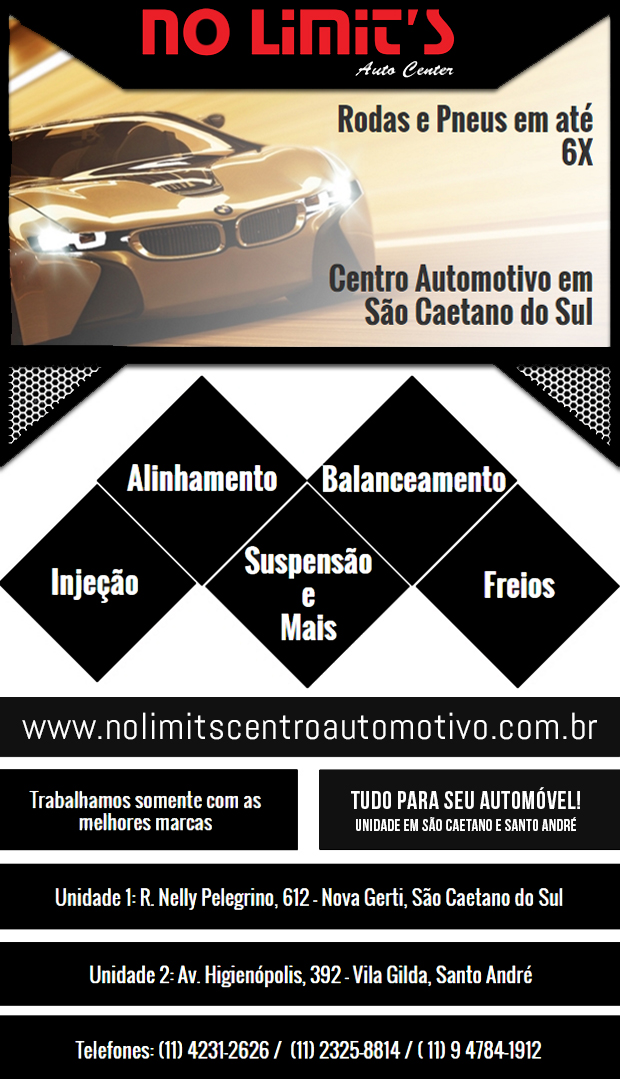 No Limit's Auto Center - Pneus e Rodas em Santo Andr