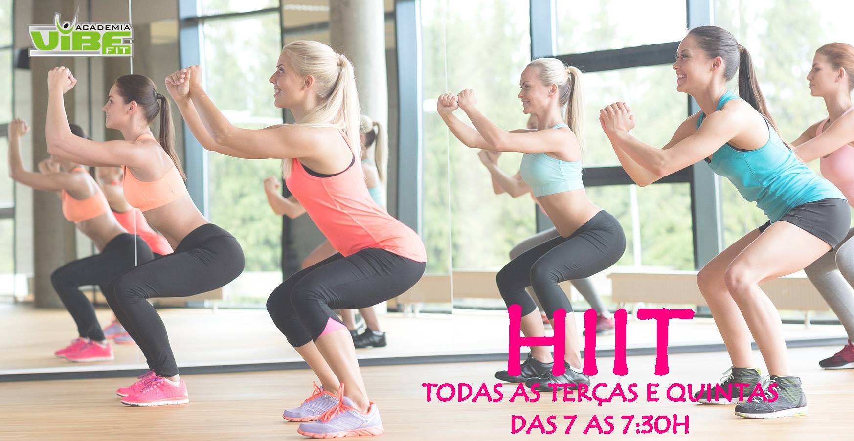 Prtica de HIIT - Hig Intensity Training ou treino Intervalado de Alta Intensidade, na VIB FIT