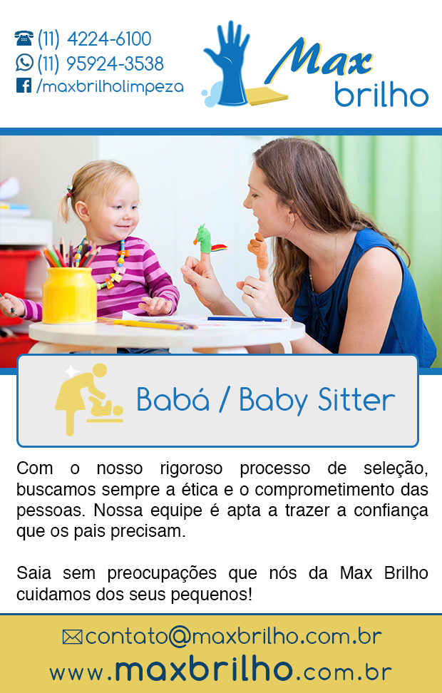 Max Brilho - Bab Baby Sitter em Diadema, Canhema