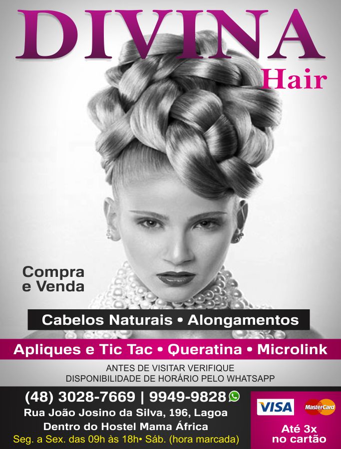  Mega Hair no Centro de Florianpolis, Venda e Compra de Cabelos Naturais, Alongamento, Apliques