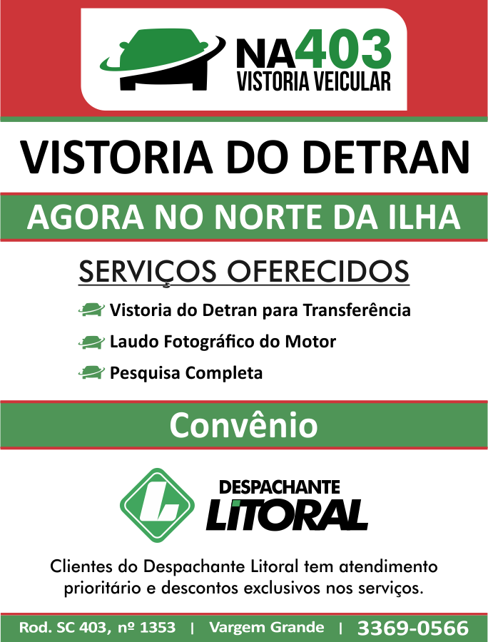 vistoria veicular em ingleses, norte da ilha, florianpolis, autoescola, despachante