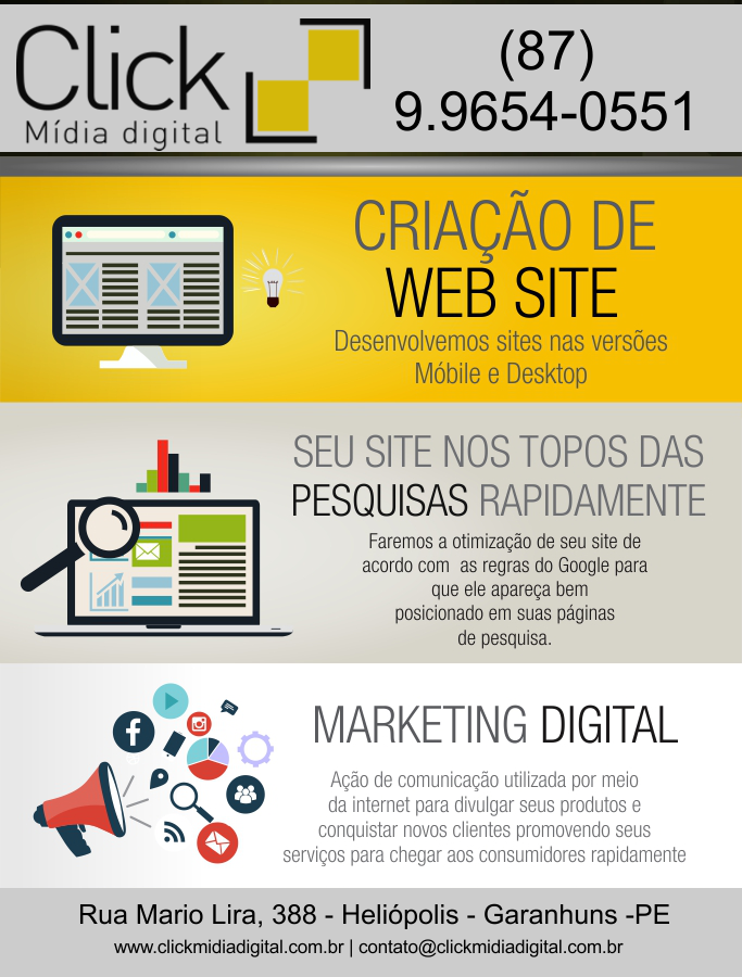 Criao de sites em garanhuns, internet marketing, facebook para empresas