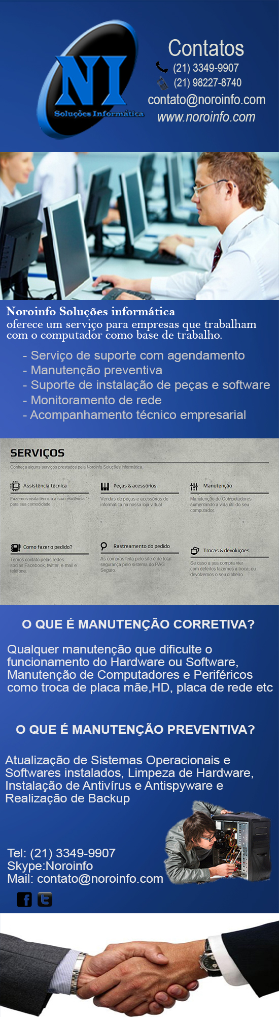 MANUTENO DE COMPUTADORES EM OLARIA  NA NOROINFO