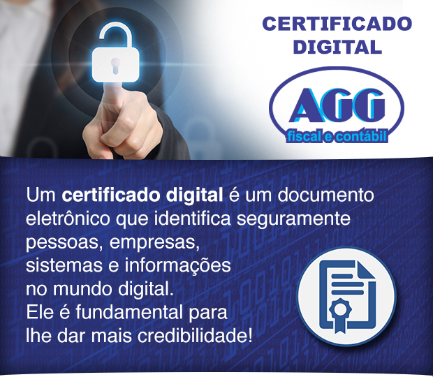 AGG - Fiscal e Contbil - Certificao Digital de Uso Especfico no Olmpico, So Caetano do Sul