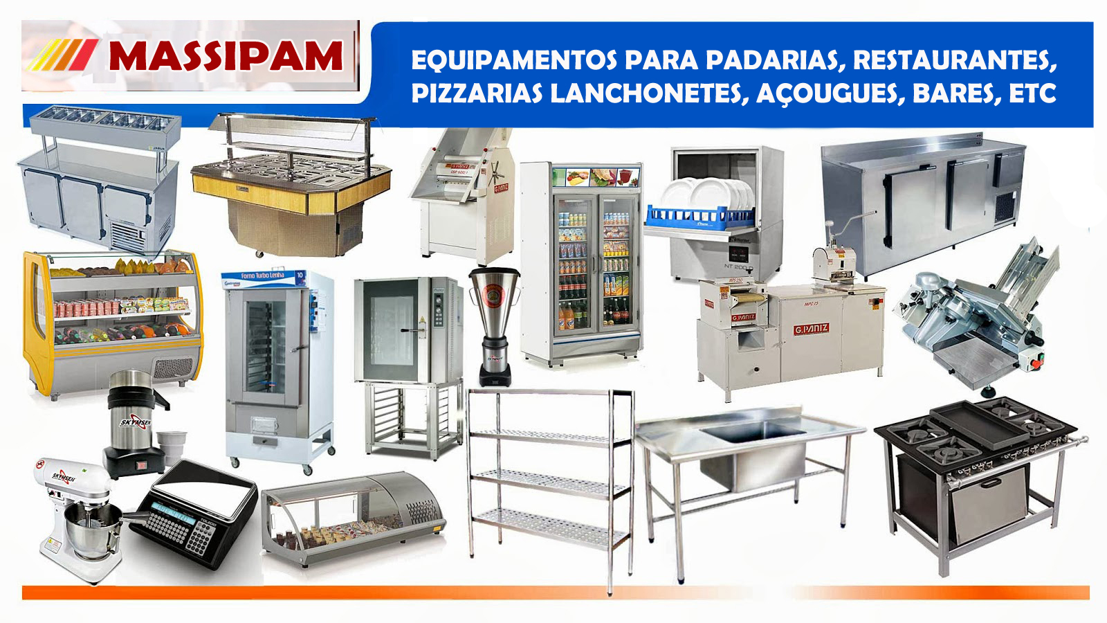 Maquinas e equipamentos usados para padarias lanchonetes bares restaurantes pizzarias 